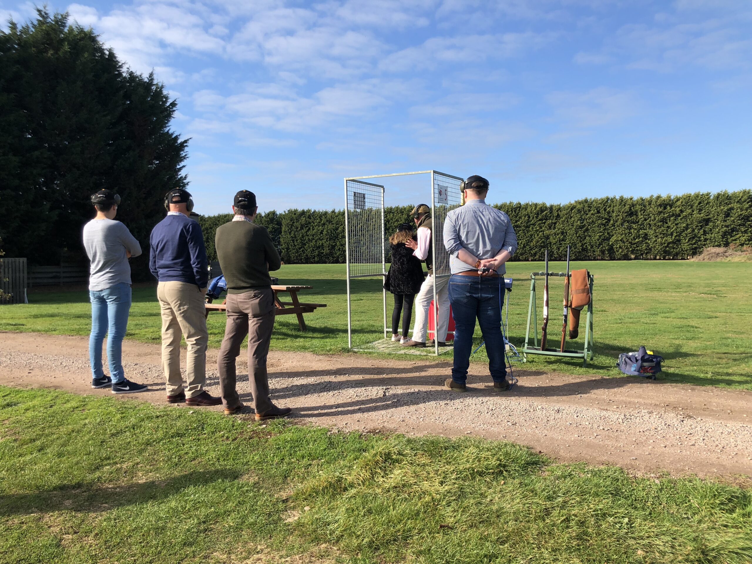 corporate clay shooting event Nottinghamshire